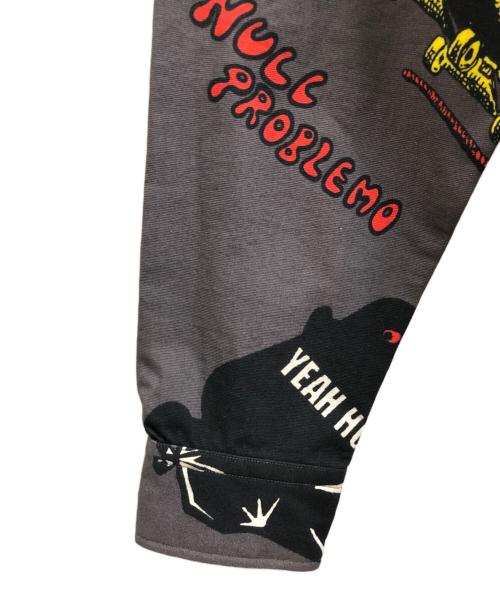 POGGY THE MAN（ポギーザマン）POGGY THE MAN (ポギーザマン) 長袖シャツ グレー サイズ:Lの古着・服飾アイテム