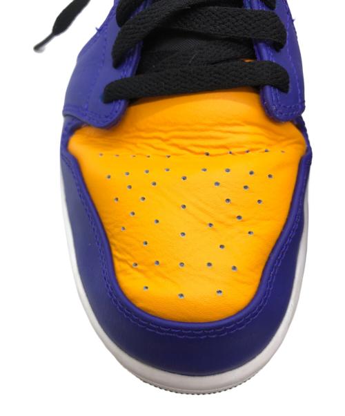NIKE（ナイキ）NIKE (ナイキ) AIR JORDAN 1 MID DARK CONCORD/TAXI/WHITE/BLACK  パープル サイズ:US11の古着・服飾アイテム