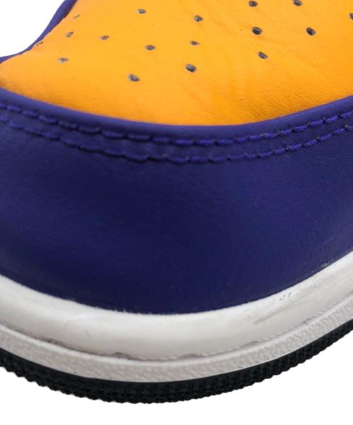 NIKE（ナイキ）NIKE (ナイキ) AIR JORDAN 1 MID DARK CONCORD/TAXI/WHITE/BLACK  パープル サイズ:US11の古着・服飾アイテム