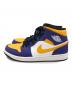 NIKE (ナイキ) AIR JORDAN 1 MID DARK CONCORD/TAXI/WHITE/BLACK  パープル サイズ:US11：9000円