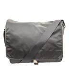 PRADAプラダ）の古着「ナイロンメッセンジャーバッグ」｜ブラック