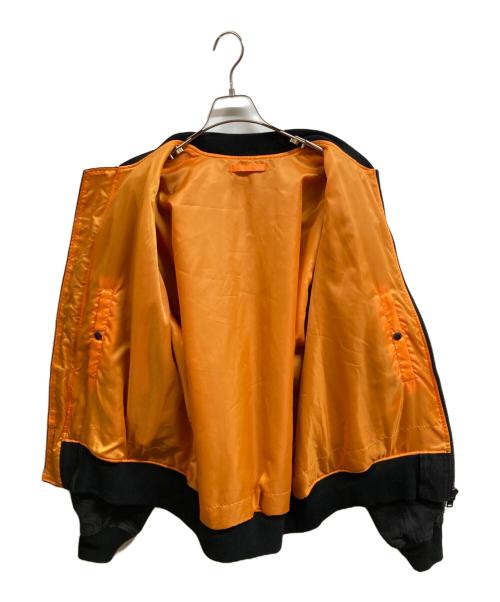 CHRISTIAN DADA（クリスチャンダダ）CHRISTIAN DADA (クリスチャンダダ) ダメージ加工MA-1ジャケット ブラック サイズ:44の古着・服飾アイテム