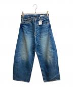HYKEハイク）の古着「BARREL LEG JEANS」｜ブルー