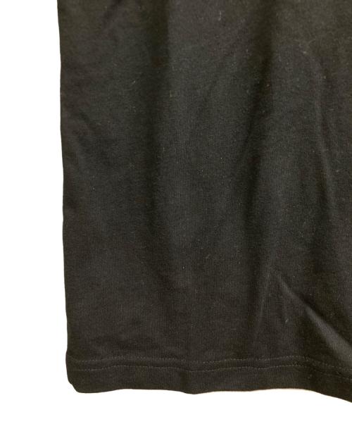 New Era（ニューエラ）New Era (ニューエラ) Yohji Yamamoto pour homme (ヨウジヤマモト プールオム) ロゴ刺繍Tシャツ ブラック サイズ:3の古着・服飾アイテム