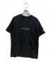 New Era（ニューエラ）の古着「ロゴ刺繍Tシャツ」｜ブラック
