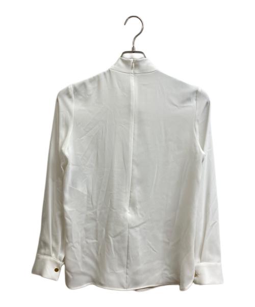 BEIGE（ベイジ）BEIGE (ベイジ) ボウタイロングスリーブブラウス ホワイト サイズ:2の古着・服飾アイテム