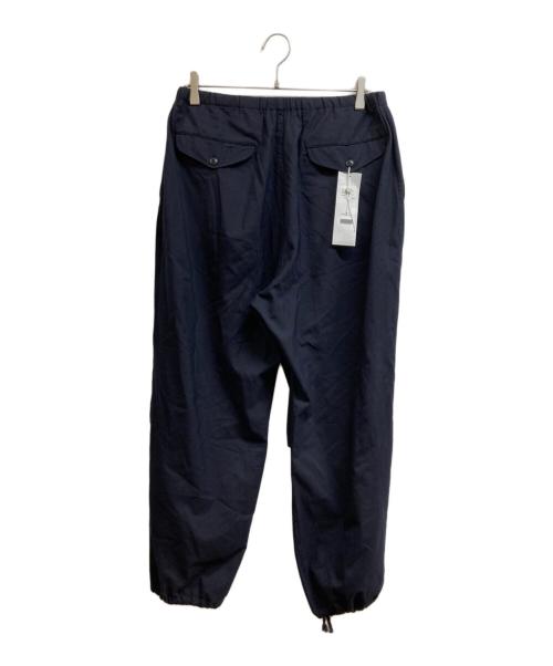 COMOLI（コモリ）COMOLI (コモリ) ウールニータックパンツ ネイビー サイズ:2の古着・服飾アイテム