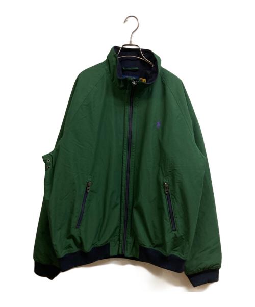 POLO RALPH LAUREN（ポロ・ラルフローレン）POLO RALPH LAUREN (ポロ・ラルフローレン) ラグランスリーブジャケット グリーン サイズ:XXL 未使用品の古着・服飾アイテム