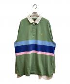 POLO RALPH LAURENポロ・ラルフローレン）の古着「ラガーシャツ」｜グリーン