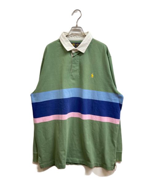 POLO RALPH LAUREN（ポロ・ラルフローレン）POLO RALPH LAUREN (ポロ・ラルフローレン) ラガーシャツ グリーン サイズ:XLの古着・服飾アイテム