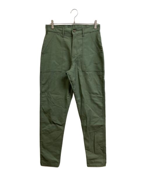 Stan Ray（スタンレー）Stan Ray (スタンレー) ベイカーパンツ バックサテン キャンプファティーグトラウザー グリーン サイズ:W32L32 未使用品の古着・服飾アイテム