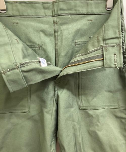 Stan Ray（スタンレー）Stan Ray (スタンレー) ベイカーパンツ バックサテン キャンプファティーグトラウザー グリーン サイズ:W32L32 未使用品の古着・服飾アイテム