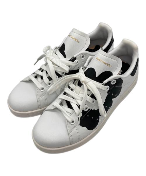 adidas（アディダス）adidas (アディダス) marimekko (マリメッコ) ローカットスニーカー ホワイト サイズ:UK5　1/2の古着・服飾アイテム