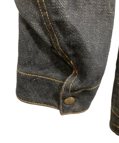 ETERNAL（エターナル）ETERNAL (エターナル) ヒッコリー ストライプパッチワークデニムカバーオール インディゴ サイズ:38の古着・服飾アイテム