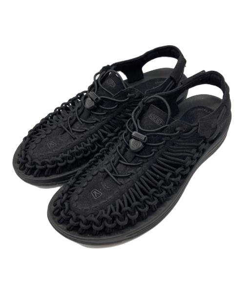 KEEN（キーン）KEEN (キーン) ユニークサンダル ブラック サイズ:UK9の古着・服飾アイテム
