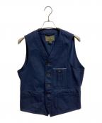 NIGEL CABOURNナイジェルケーボン）の古着「コットンミリタリーベスト」｜ネイビー