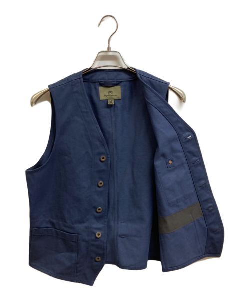 NIGEL CABOURN（ナイジェルケーボン）NIGEL CABOURN (ナイジェルケーボン) コットンミリタリーベスト ネイビー サイズ:50の古着・服飾アイテム