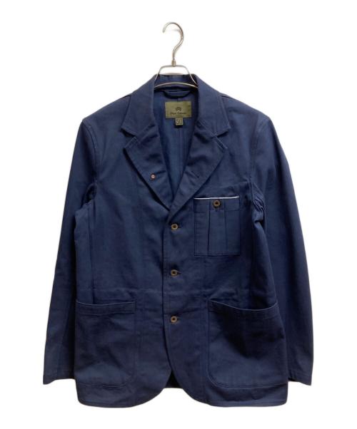 NIGEL CABOURN（ナイジェルケーボン）NIGEL CABOURN (ナイジェルケーボン) コットン テーラードジャケット ネイビー サイズ:50の古着・服飾アイテム