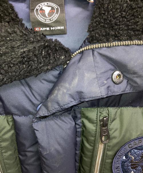 CAPEHORN（ケープホーン）CAPEHORN (ケープホーン) ダウンジャケット ネイビー サイズ:48の古着・服飾アイテム