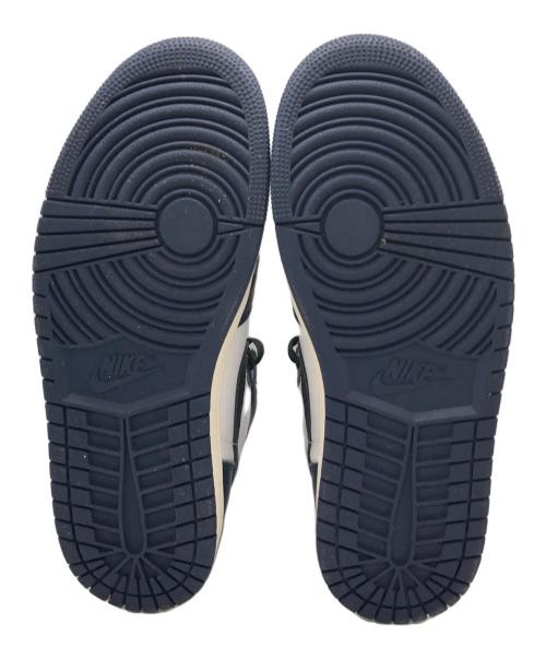 NIKE（ナイキ）NIKE (ナイキ) AIR JORDAN 1 RETRO HIGH OG GS MIDNIGHT NAVY/BLACK-WHITE-SAIL ネイビー サイズ:UK8の古着・服飾アイテム