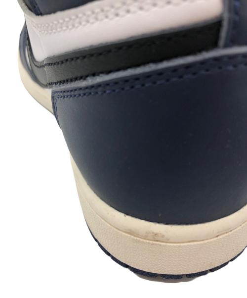 NIKE（ナイキ）NIKE (ナイキ) AIR JORDAN 1 RETRO HIGH OG GS MIDNIGHT NAVY/BLACK-WHITE-SAIL ネイビー サイズ:UK8の古着・服飾アイテム