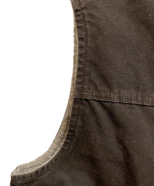 CarHartt（カーハート）CarHartt (カーハート) 裏ボアベスト ブラウン サイズ:Mの古着・服飾アイテム