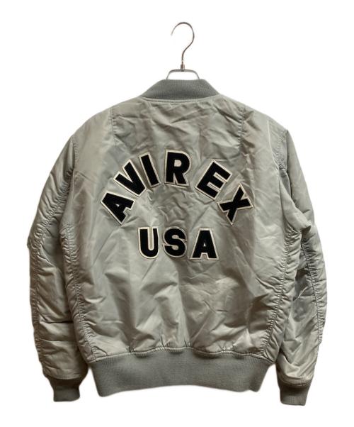 AVIREX（アヴィレックス）AVIREX (アヴィレックス) COMMERCIAL LOGO MA-1ジャケット グリーン サイズ:不明の古着・服飾アイテム