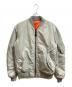 AVIREX（アヴィレックス）の古着「COMMERCIAL LOGO MA-1ジャケット」｜グリーン