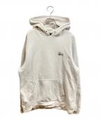 stussyステューシー）の古着「ロゴパーカー」｜ホワイト
