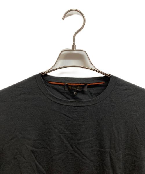 LORO PIANA（ロロピアーナ）LORO PIANA (ロロピアーナ) クルーネックニット ブラック サイズ:54の古着・服飾アイテム