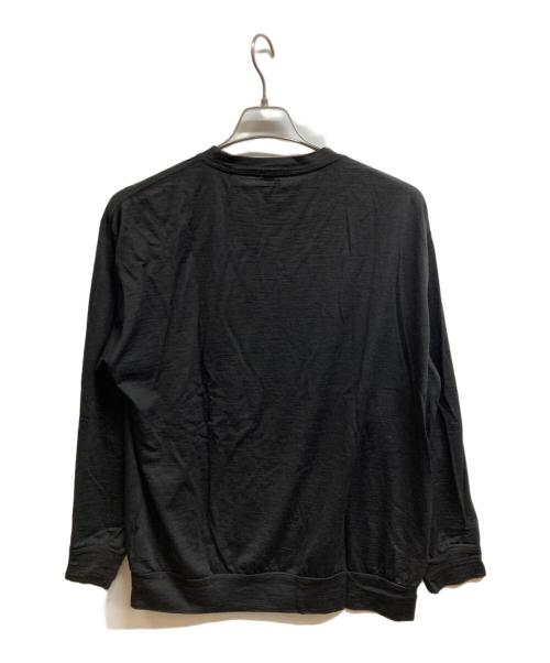 COMOLI（コモリ）COMOLI (コモリ) サマーウール長袖クルー ブラック サイズ:-の古着・服飾アイテム