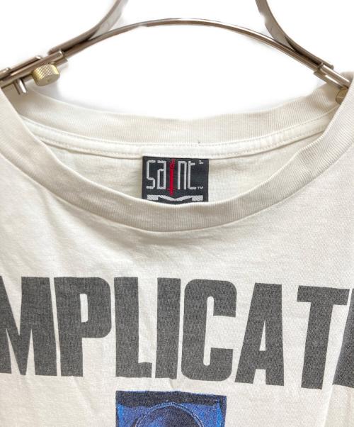 SAINT MICHAEL（セントマイケル）SAINT MICHAEL (セントマイケル) kosuke kawamura (コウスケ カワムラ) 23AW Complicated Short Sleeve T-shirt ホワイト サイズ:Lの古着・服飾アイテム