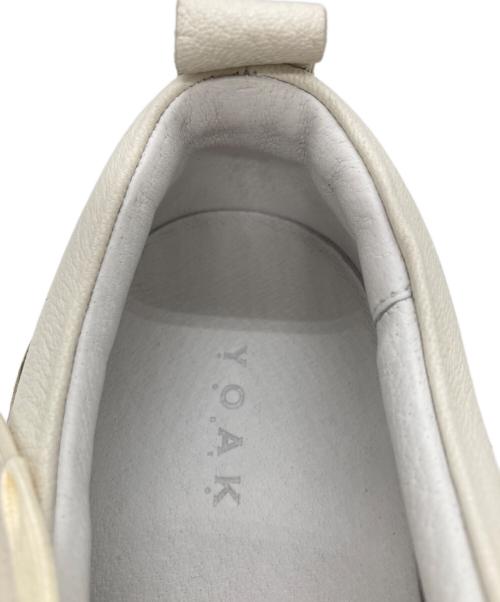 YOAK（ヨーク）YOAK (ヨーク) ローカットスニーカー/LORRY ホワイト サイズ:39の古着・服飾アイテム