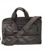 TUMIトゥミ）の古着「ALPHA slim Deluxe Leather portfolio」｜ブラウン