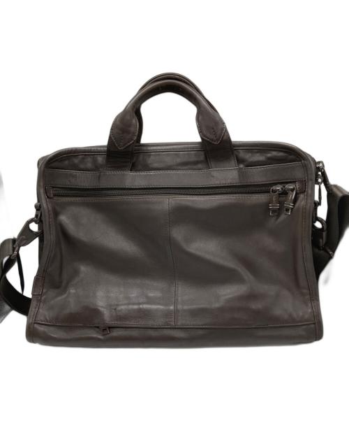 TUMI（トゥミ）TUMI (トゥミ) ALPHA slim Deluxe Leather portfolio ブラウンの古着・服飾アイテム