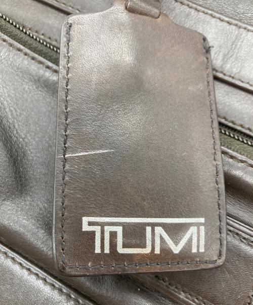 TUMI（トゥミ）TUMI (トゥミ) ALPHA slim Deluxe Leather portfolio ブラウンの古着・服飾アイテム