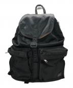 PORTERポーター）の古着「ナイロンリュック」｜ブラック