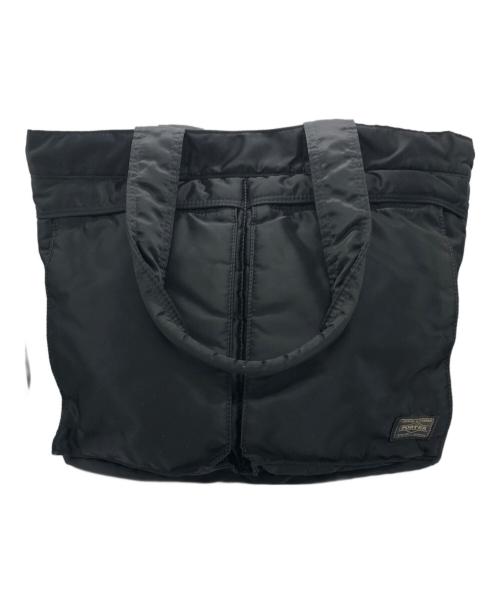 PORTER（ポーター）PORTER (ポーター) タンカートートバッグ ブラックの古着・服飾アイテム