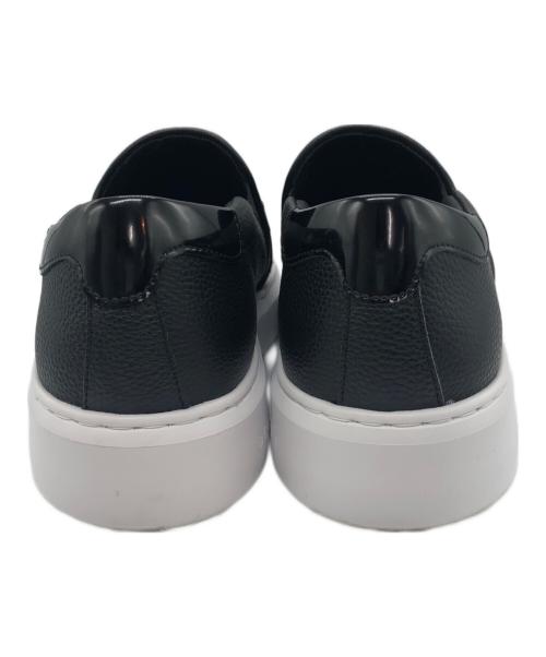 DEVICE1（デバイスワン）DEVICE1 (デバイスワン) イントレチャートスリッポン ブラック サイズ:26.5の古着・服飾アイテム