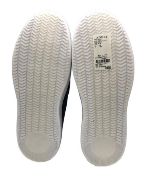 DEVICE1（デバイスワン）DEVICE1 (デバイスワン) イントレチャートスリッポン ブラック サイズ:26.5の古着・服飾アイテム