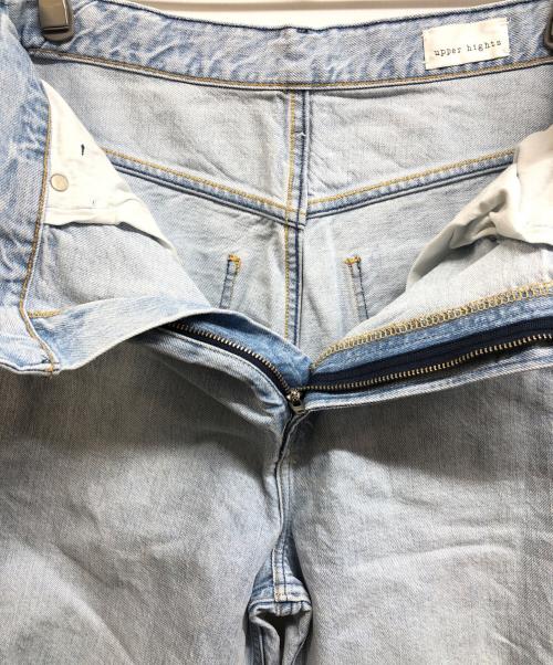 upper hights（アッパーハイツ）upper hights (アッパーハイツ) THE NIECE ハイライズストレートデニム ブルー サイズ:25の古着・服飾アイテム