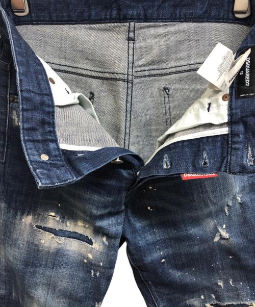 DSQUARED2（ディースクエアード）DSQUARED2 (ディースクエアード) GLAM HEAD JEAN インディゴ サイズ:42の古着・服飾アイテム