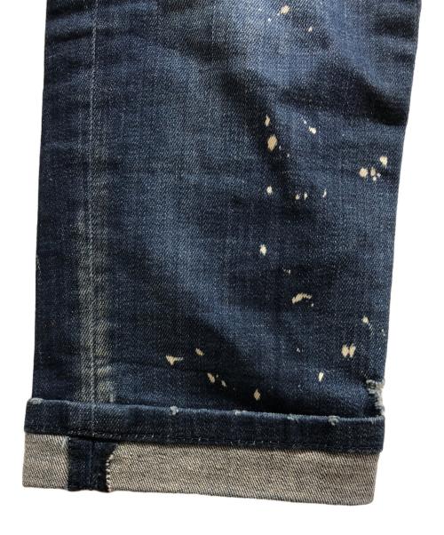 DSQUARED2（ディースクエアード）DSQUARED2 (ディースクエアード) GLAM HEAD JEAN インディゴ サイズ:42の古着・服飾アイテム