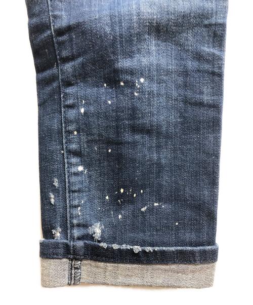 DSQUARED2（ディースクエアード）DSQUARED2 (ディースクエアード) GLAM HEAD JEAN インディゴ サイズ:42の古着・服飾アイテム