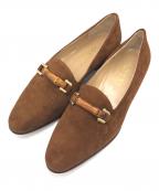 GUCCIグッチ）の古着「バンブービット パンプス」｜ブラウン