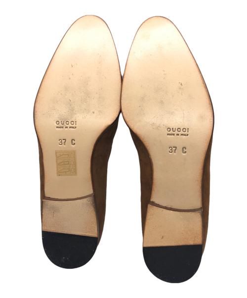 GUCCI（グッチ）GUCCI (グッチ) バンブービット パンプス ブラウン サイズ:37の古着・服飾アイテム