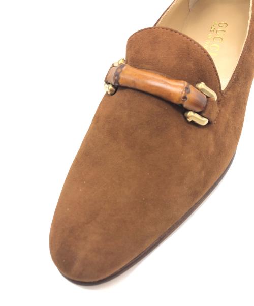 GUCCI（グッチ）GUCCI (グッチ) バンブービット パンプス ブラウン サイズ:37の古着・服飾アイテム