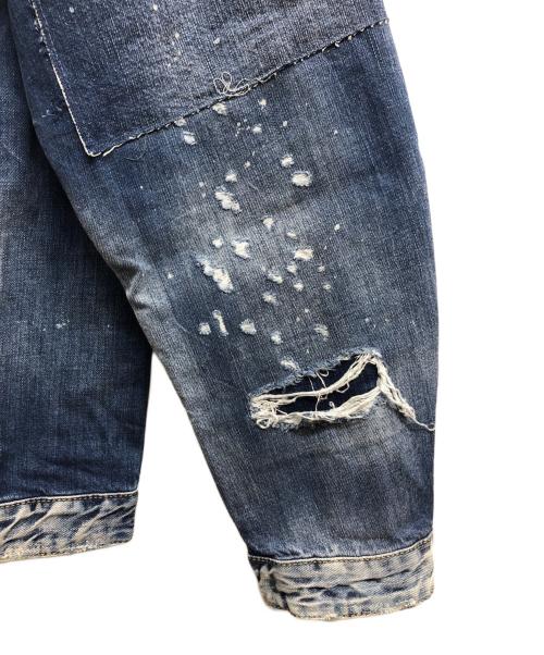 DSQUARED2（ディースクエアード）DSQUARED2 (ディースクエアード) OVER JEAN JACKET インディゴ サイズ:XL 未使用品の古着・服飾アイテム