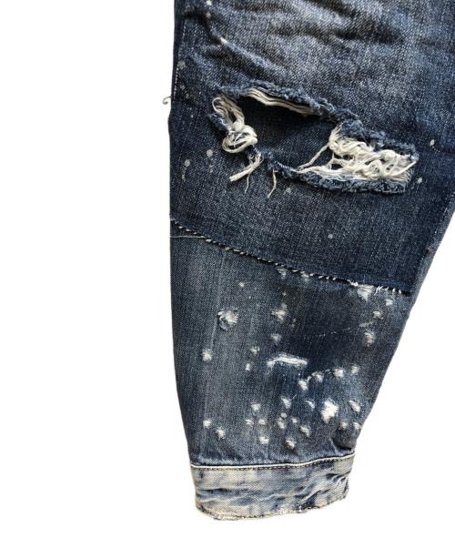 DSQUARED2（ディースクエアード）DSQUARED2 (ディースクエアード) OVER JEAN JACKET インディゴ サイズ:XL 未使用品の古着・服飾アイテム