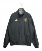 adidasアディダス）の古着「Manchester United Stone Roses Anthem Jacket」｜ブラック×グリーン